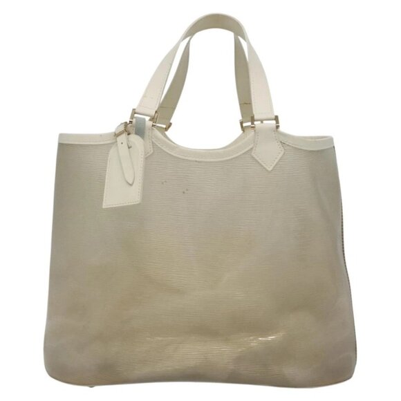 LOUIS VUITTON Epi Plage Lagoon Bay Tote Bag White Clear - Picture 3 of 16
